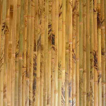 Бамбуковые обои коричневые с рисунком 180 см