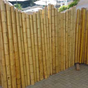 Бамбуковый забор. Бамбуковые изгороди.