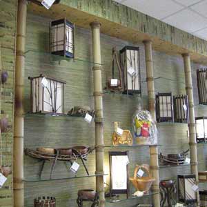 Бамбук и бамбуковые обои в оформлении витрины