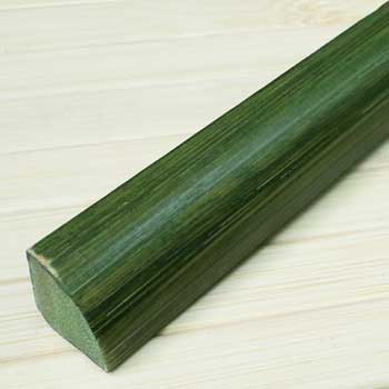 Планка из бамбука для внутреннего угла зелёная
